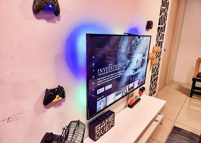 Gaming 2br In Makati With View Arcade Netflix Manila