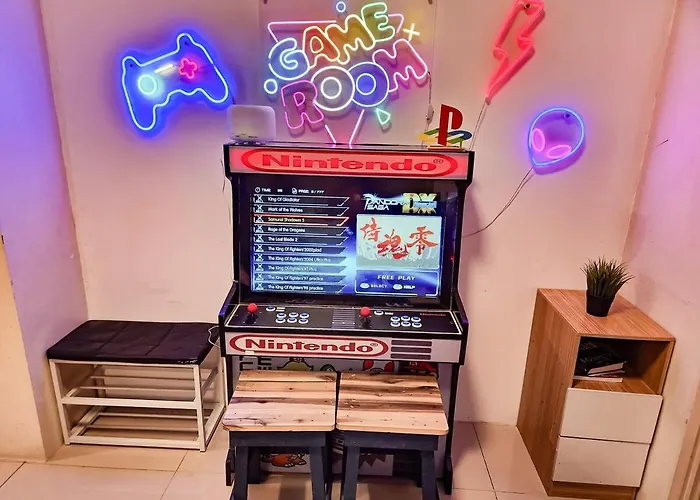 Gaming 2br In Makati With View Arcade Netflix Apartment
